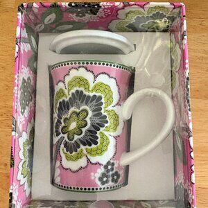 Vera Bradley Porcelin Mug with Cover